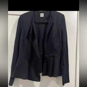Cabi black waist length jacket size 8